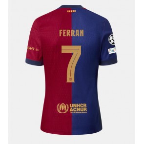 Billiga Barcelona Ferran Torres #7 Hemmatröja 2024-25 Kortärmad